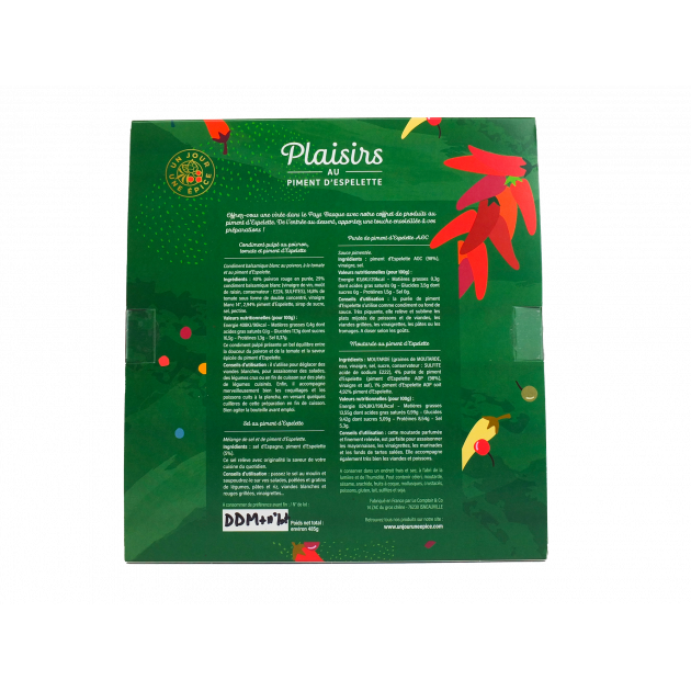 Composition Coffret Piment d'Espelette Composition Coffret Piment d'Espelette