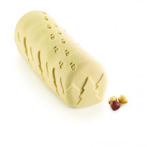 Moule bûche en silicone Lana 29,5x9,5 cm - Silikomart - Gris - Silicone -  Plat / moule - Achat & prix