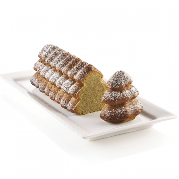 Moule à Bûche en Silicone 3D  Moule à Bûche en Silicone 3D