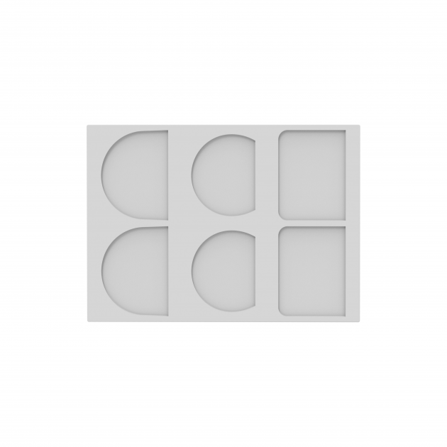 Moule Silicone Embout Bûche 3 Formats (x2) Silikomart Moule Silicone Embout Bûche 3 Formats (x2) Silikomart