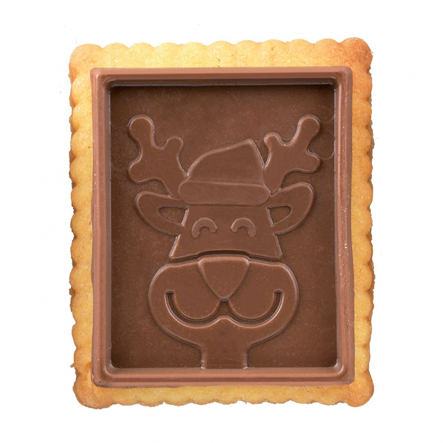 Biscuit chocolat Noël Cerf Biscuit chocolat Noël Cerf