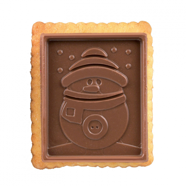 Biscuit chocolat Noël Bonhomme de neige Biscuit chocolat Noël Bonhomme de neige