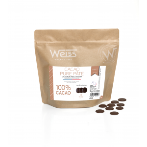 Pépites/ Drops de chocolat noir, pot de 1 kg - La Boutique des Chefs