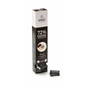 Napolitain Chocolat Noir Ebène 72% 180 g Weiss Napolitain Chocolat Noir Ebène 72% 180 g Weiss