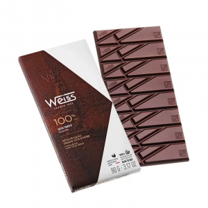 Tablette fourrée - Chocolat Blond Dulcey 35% / Praliné Noix de Pécan