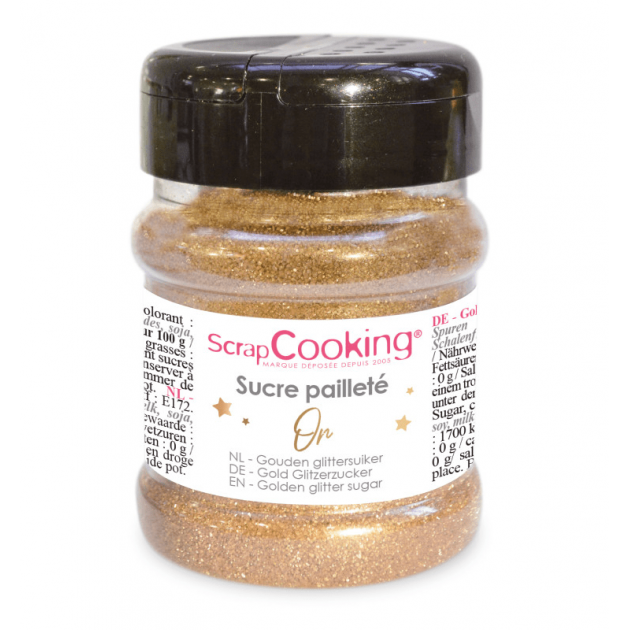 Sucre Pailleté Or 160 g ScrapCooking