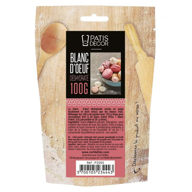 Blanc d'Oeuf en Poudre 100 g Patisdecor