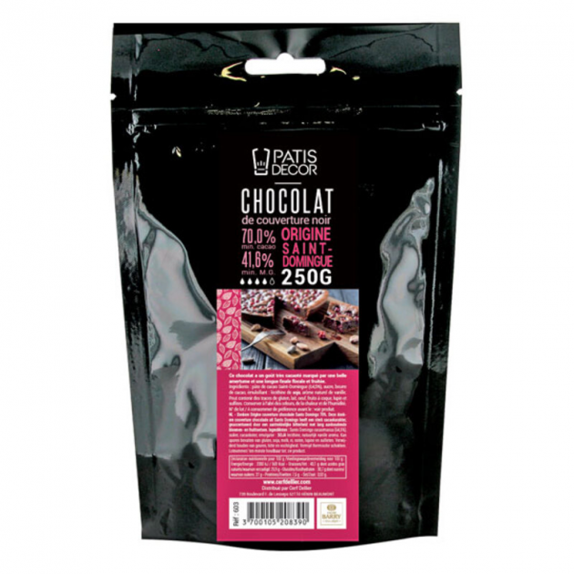 Pate a sucre noire 250 g - Patisdécor