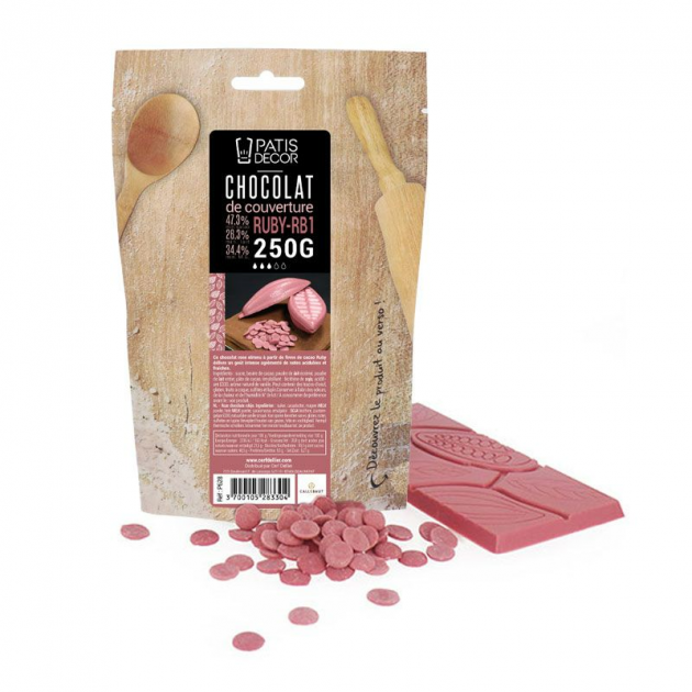 Chocolat Ruby RB1 47.3% 250g Callebaut