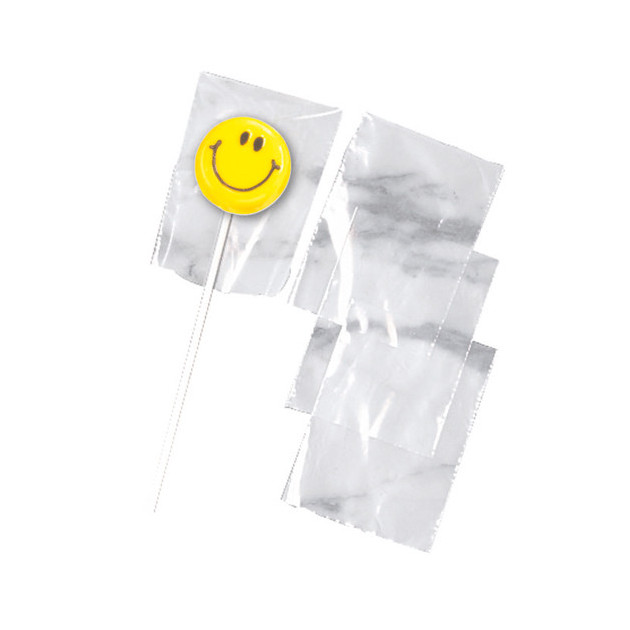 Lot 50 Sachets biscuit Transparent avec fond 120 x 270 mm (sachet bonbon  vide)