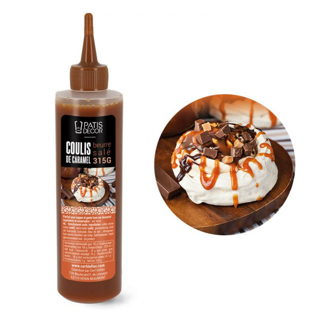 Coulis de Caramel Beurre Salé 315 g Patisdécor