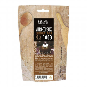Micro-copeaux de Chocolat Noir 100 g Patisdécor Micro-copeaux de Chocolat Noir 100 g Patisdécor