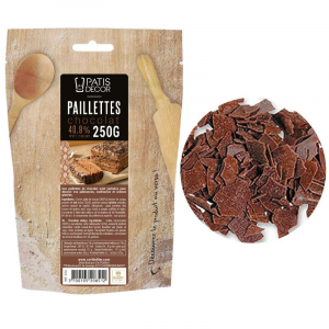 Paillettes Chocolat 250 g Patisdécor Paillettes Chocolat 250 g Patisdécor