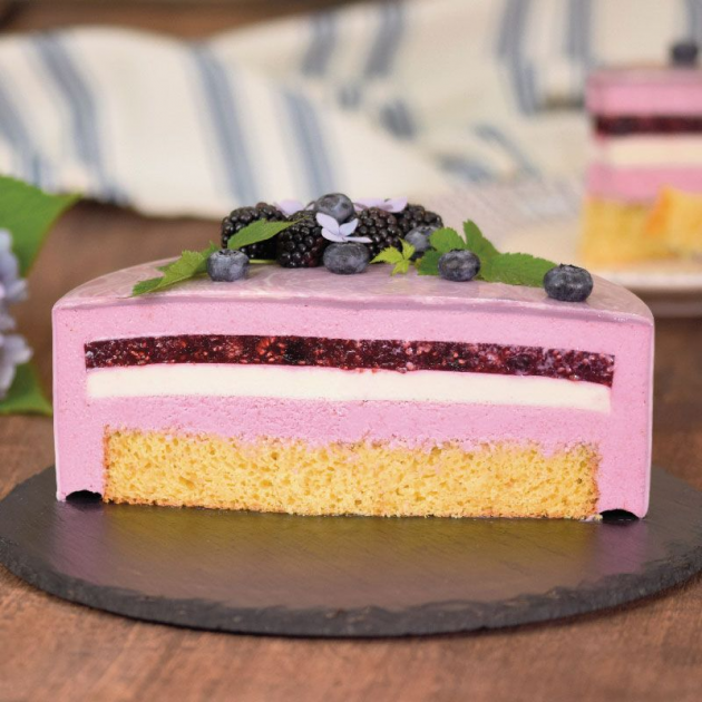Gâteau Bavarois Gel Fruits des Bois Gâteau Bavarois Gel Fruits des Bois