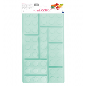 Moule Gâteau Brique Silicone ScrapCooking Moule Gâteau Brique Silicone ScrapCooking