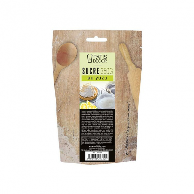 Sucre Aromatisé Yuzu 350 g Patisdécor