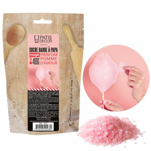 Sucre Barbe à Papa Pomme d'amour 400 g Patisdécor Sucre Barbe à Papa Pomme d'amour 400 g Patisdécor