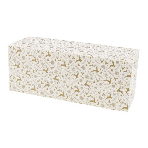Boîte à Bûche Isotherme 30x11cm Étoiles (x25) Boîte à Bûche Isotherme 30x11cm Étoiles (x25)