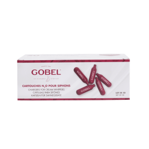 Cartouches de Gaz N₂0 pour Siphons (x50) Gobel Cartouches de Gaz N₂0 pour Siphons (x50) Gobel