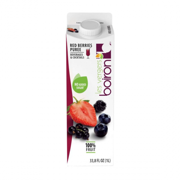 Purée de Fruits Rouges 1 L Boiron : achat, vente - Cuisine Addict