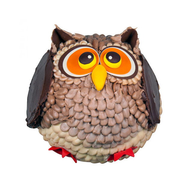 Hibou realise avec le Moule Demi-Sphere Ã˜ 21 cmÂ Aluminium