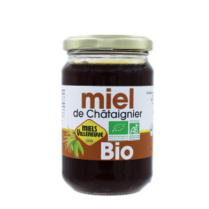 Miel de Châtaignier Bio 375 g Miels Villeneuve Miel de Châtaignier Bio 375 g Miels Villeneuve