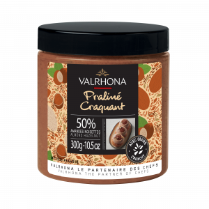 Praliné Craquant Amandes Noisettes 50 % 300 g Valrhona Praliné Craquant Amandes Noisettes 50 % 300 g Valrhona