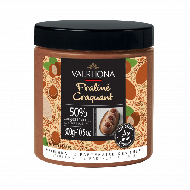 Praliné Craquant Amandes Noisettes 50 % 300 g Valrhona