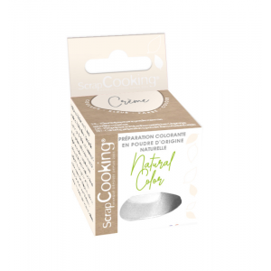 Colorant Alimentaire Naturel en Poudre Blanc Crème 10g Scrapcooking Colorant Alimentaire Naturel en Poudre Blanc Crème 10g Scrapcooking