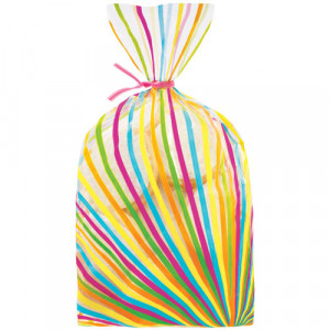 Sachets à Confiseries Lignes Multicolore x20 Wilton Sachets à Confiseries Lignes Multicolore x20 Wilton