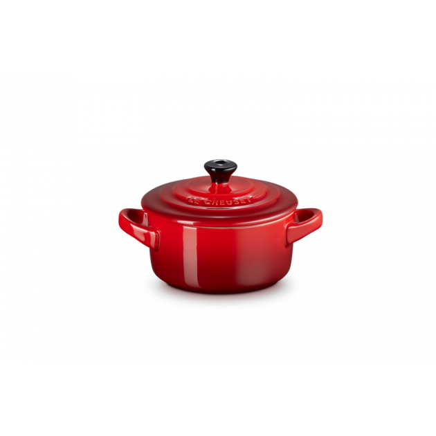 Mini Cocotte ronde Ceramique Cerise 10 cm 0.25 L Le Creuset