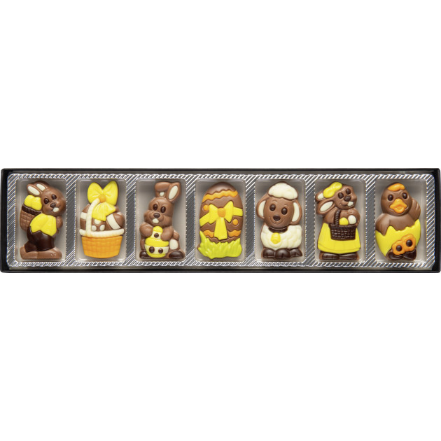 Réglette de chocolat figurines de Pâques 70g Kap