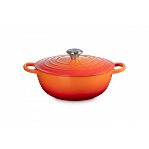 Marmite en fonte 26 cm Volcanique Le Creuset Signature Marmite en fonte 26 cm Volcanique Le Creuset Signature