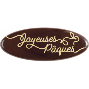 Ovale Joyeuses Pâques 52x20 mm (x140) Florensuc Ovale Joyeuses Pâques 52x20 mm (x140) Florensuc