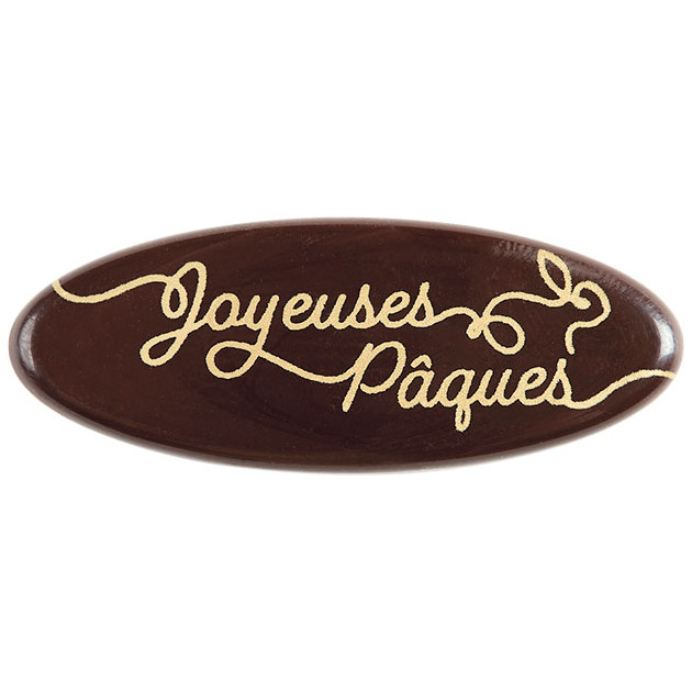 Ovale Joyeuses Pâques 52x20 mm (x140) Florensuc