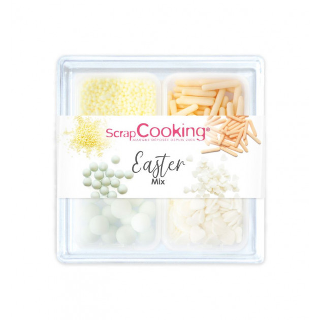 4 Décors en Sucre Pâques Mix 59 g ScrapCooking