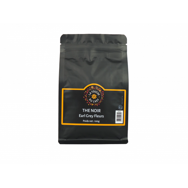 Thé Noir Earl Grey Fleurs 100g La Touche Du Chef