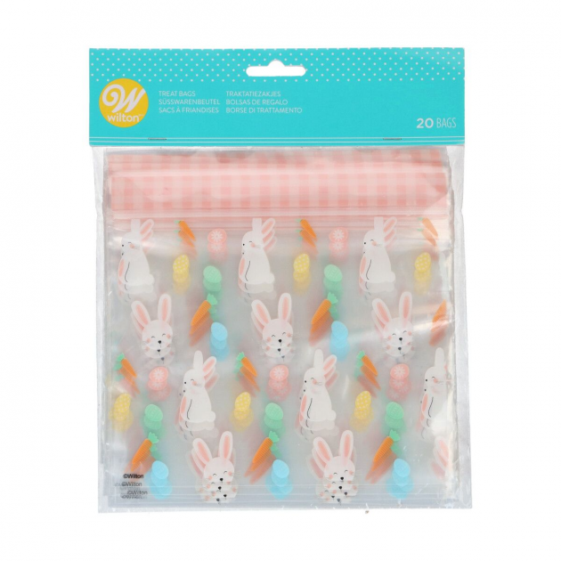 Sachets Bonbon Refermables Pâques (x20) Wilton