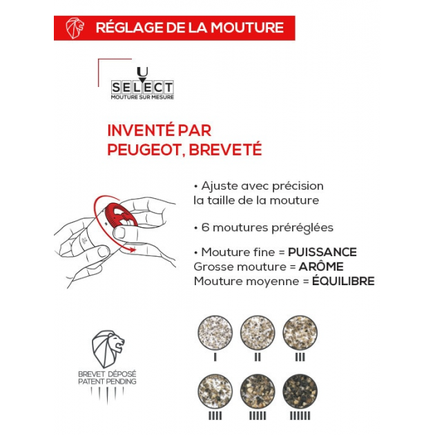 Mouture sur-mesure Mouture sur-mesure