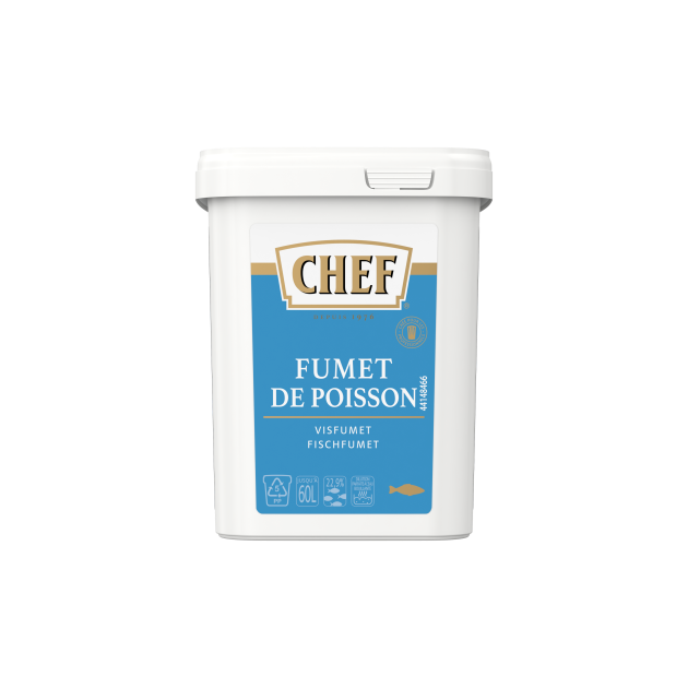 Fumet de poisson deshydrate 60 L 900g CHEF