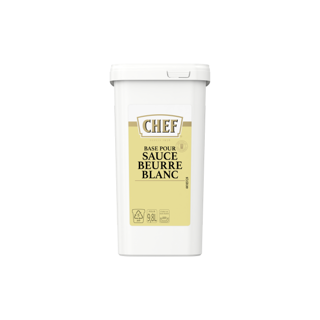 Sauce au beurre blanc 9.8 L 1020g CHEF
