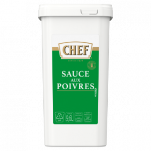 Sauce aux poivres 9,6 L 1080g Chef Sauce aux poivres 9,6 L 1080g Chef