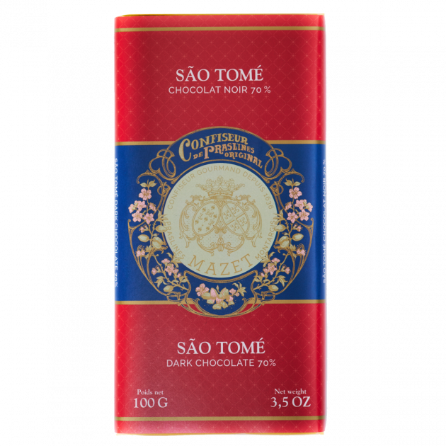 Tablette Chocolat Noir Sao Tome Mazet 100 g