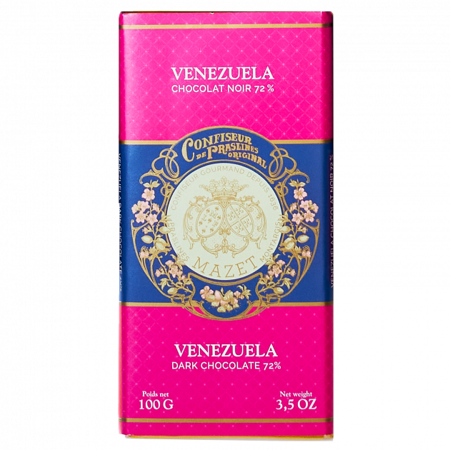 Tablette Chocolat Noir Venezuela Mazet 100 g