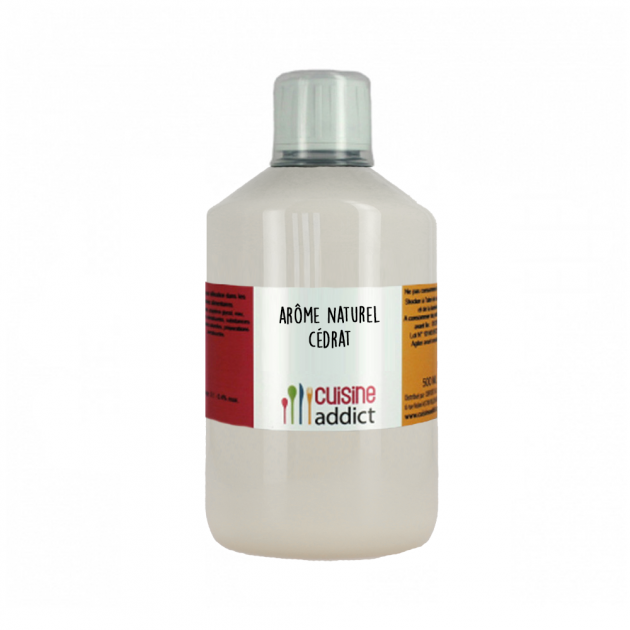 Arome alimentaire naturel Cedrat 500ml Cuisineaddict