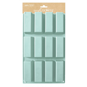 Moule Silicone Mini Cakes 29,7 x 17,4 cm (x12) Scrapcooking Moule Silicone Mini Cakes 29,7 x 17,4 cm (x12) Scrapcooking