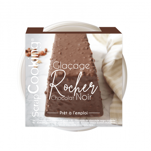 Glaçage Rocher Chocolat Noir 400 g Scrapcooking