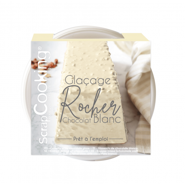 Glaçage Rocher Chocolat Blanc 400 g Scrapcooking