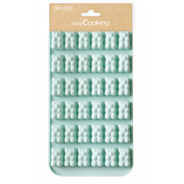 Moule Silicone Ourson Gélifié (x36) Scrapcooking