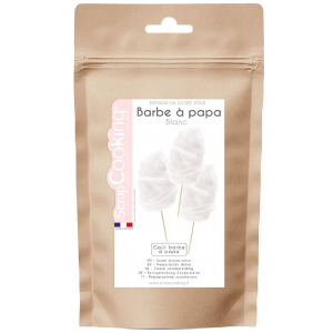 Poudre Barbe à Papa Blanche 400 g Scrapcooking Poudre Barbe à Papa Blanche 400 g Scrapcooking